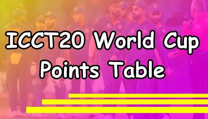 ICC T20 Points Table