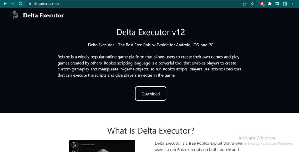 Delta Executor APK Download for Android Free